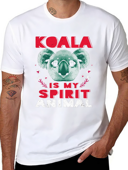 Camiseta Koala Spirit Animal Negra