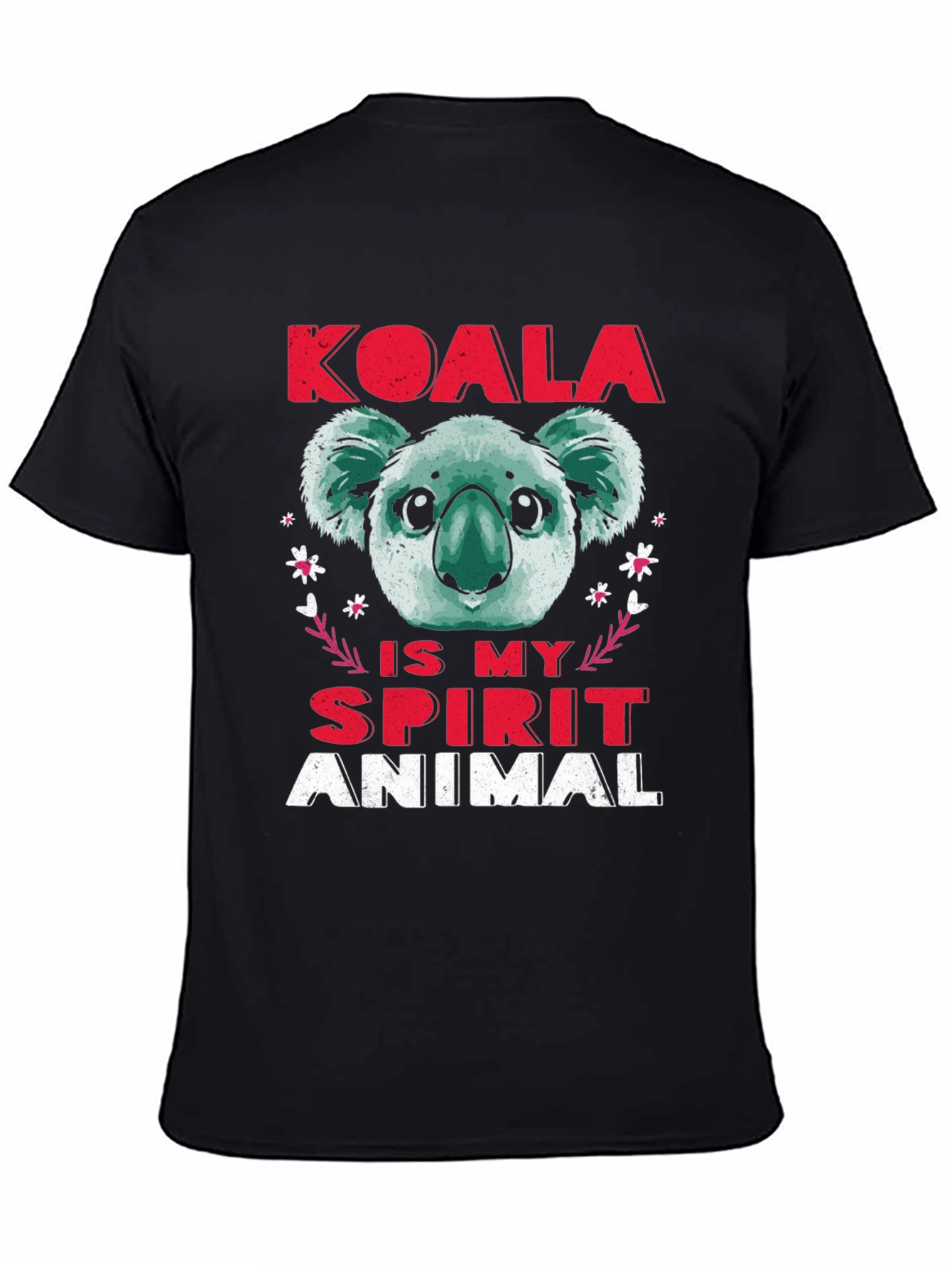 Camiseta Koala Spirit Animal Negra