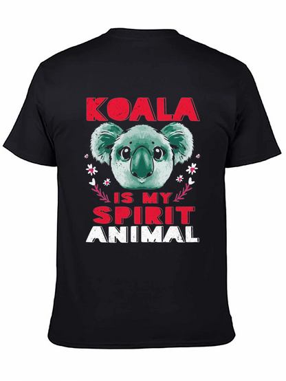 Camiseta Koala Spirit Animal Negra