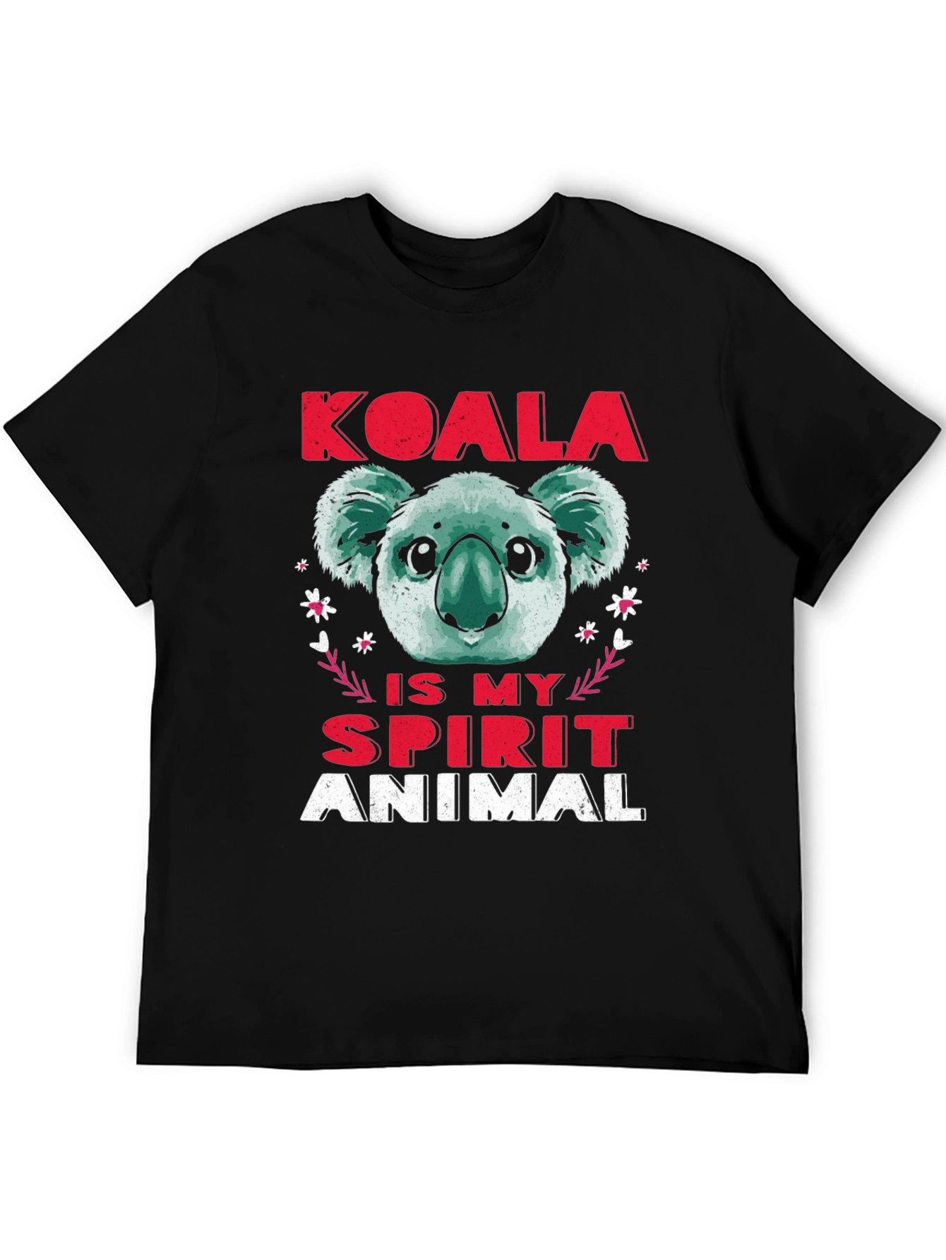 Camiseta Koala Spirit Animal Negra