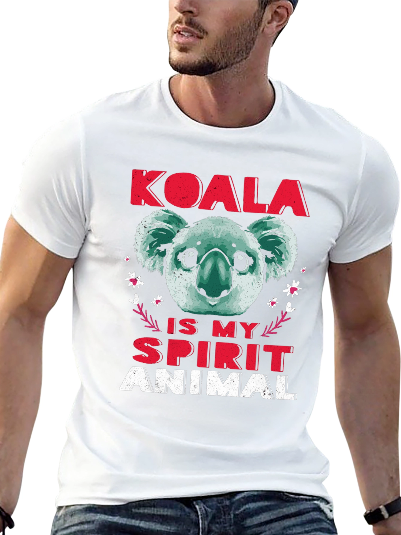 Camiseta Koala Spirit Animal Negra