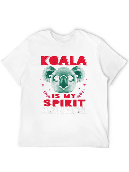 Camiseta Koala Spirit Animal Negra