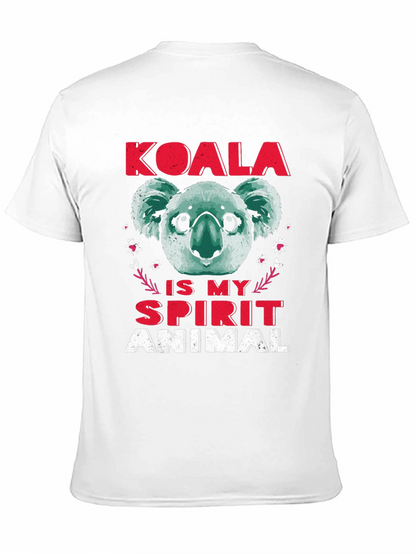 Camiseta Koala Spirit Animal Negra