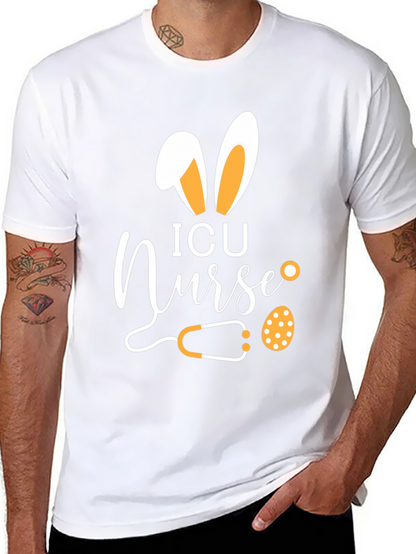Camiseta ICU Nurse Conejo de Pascua