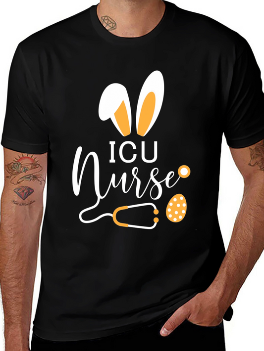 Camiseta ICU Nurse Conejo de Pascua