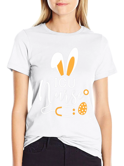 Camiseta ICU Nurse Conejo de Pascua