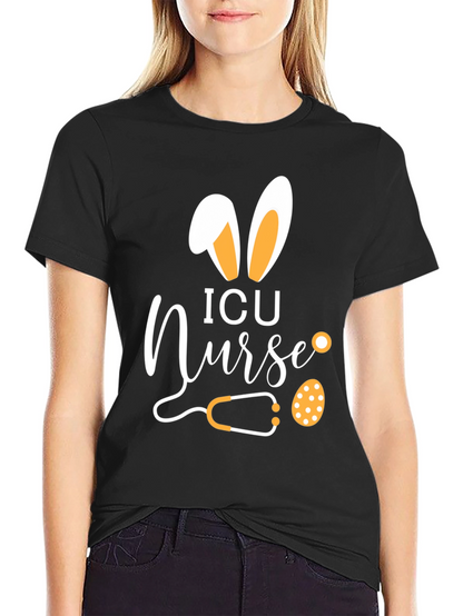 Camiseta ICU Nurse Conejo de Pascua