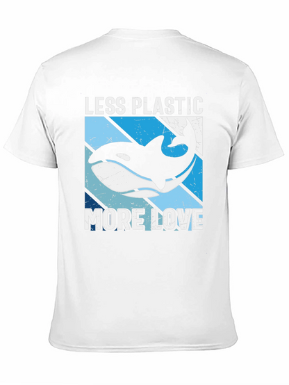 Camiseta Menos Plástico Más Amor con Orca