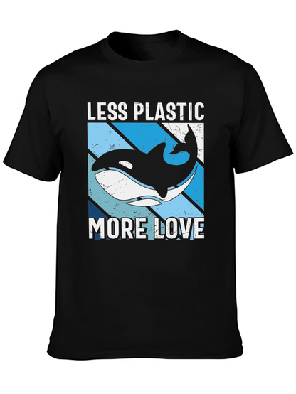 Camiseta Menos Plástico Más Amor con Orca