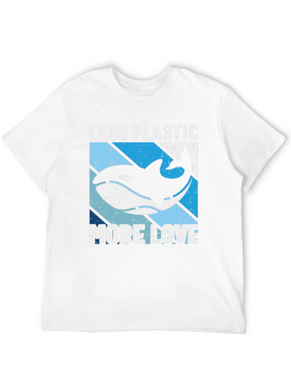 Camiseta Menos Plástico Más Amor con Orca