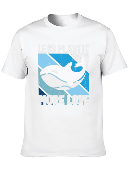 Camiseta Menos Plástico Más Amor con Orca