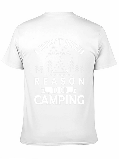 Camiseta Negra: Razón para Acampar