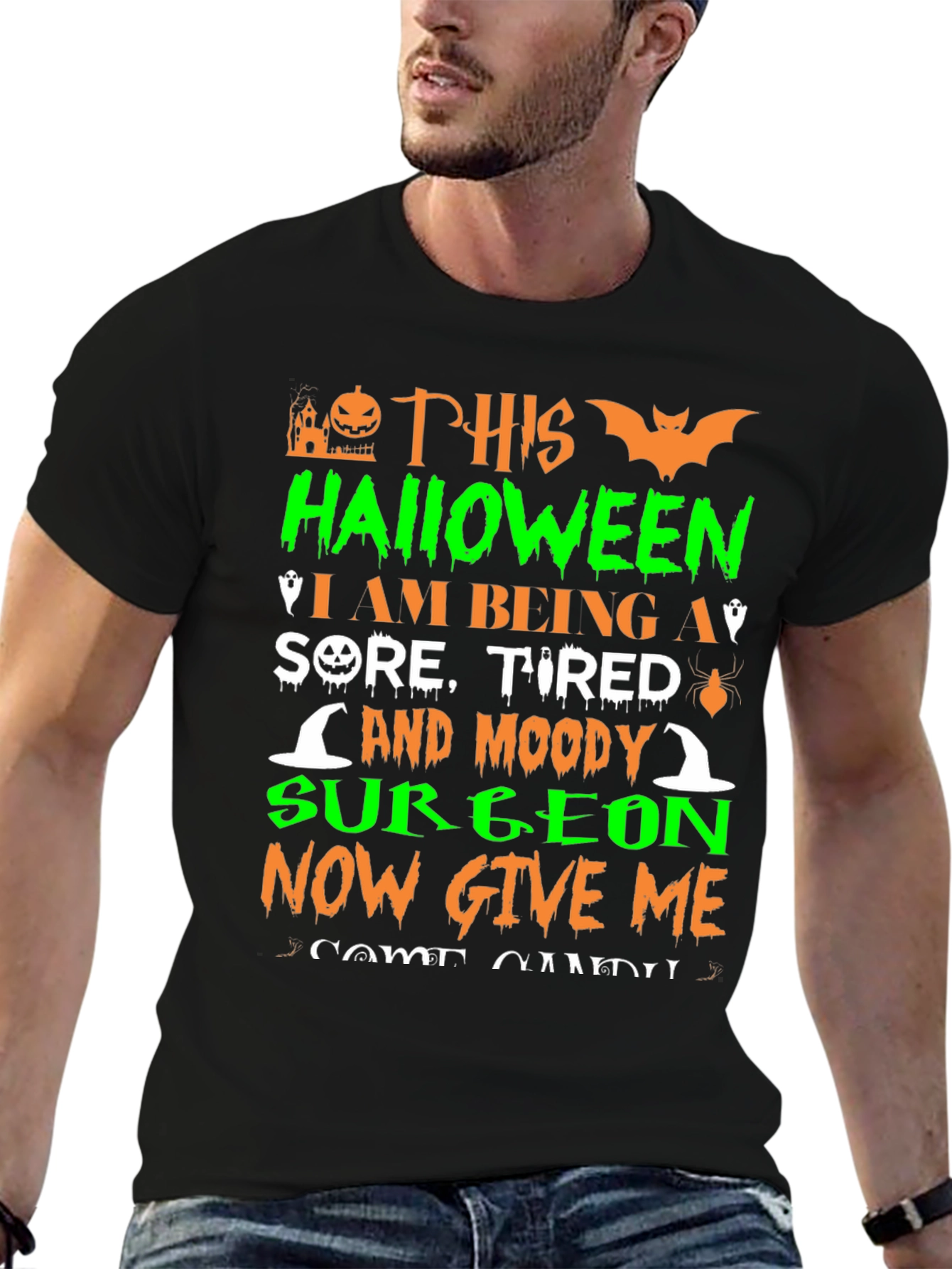 Camiseta Halloween Cirujano Gruñón