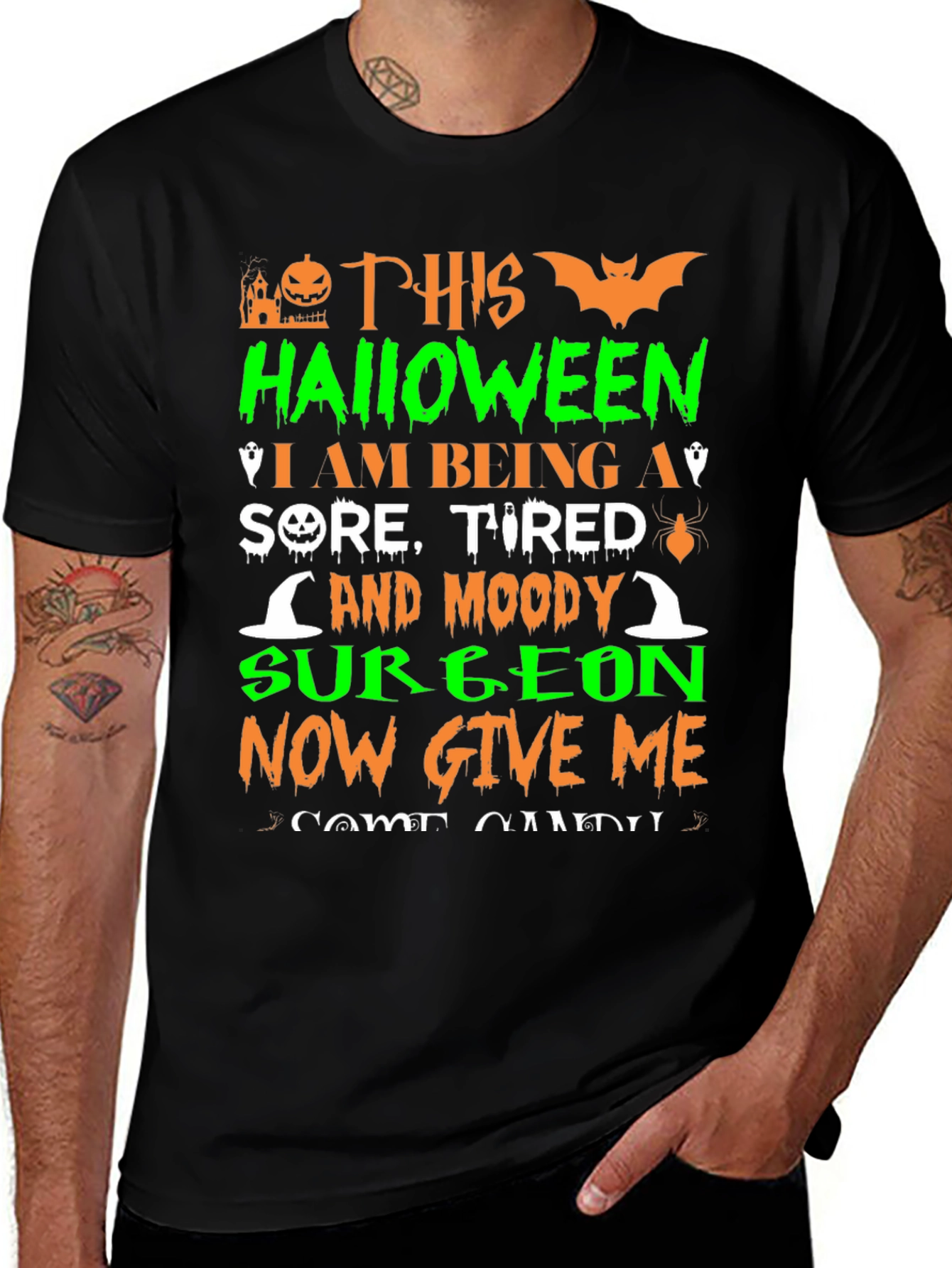 Camiseta Halloween Cirujano Gruñón