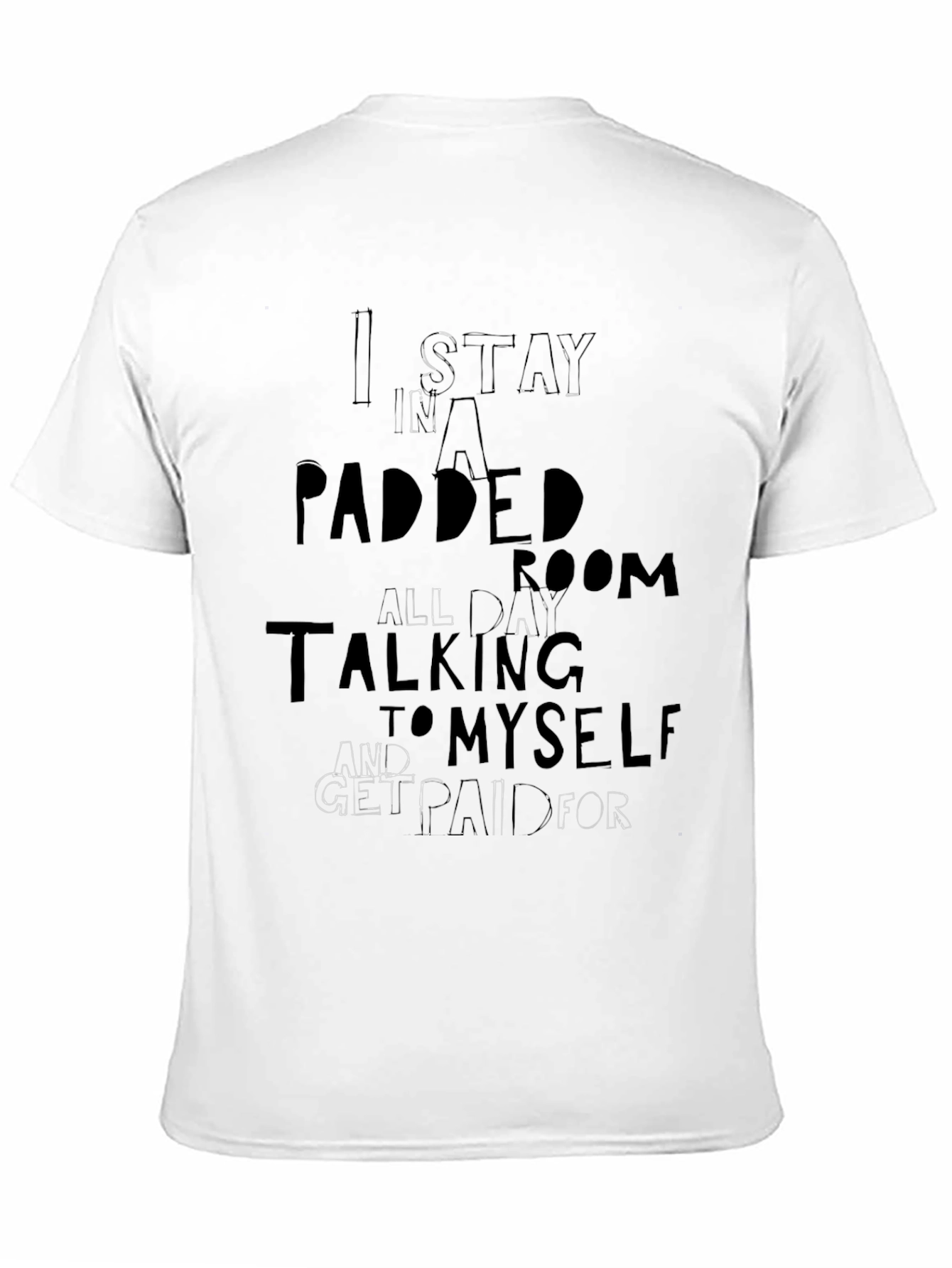 Camiseta Negra Hombre Padded Room