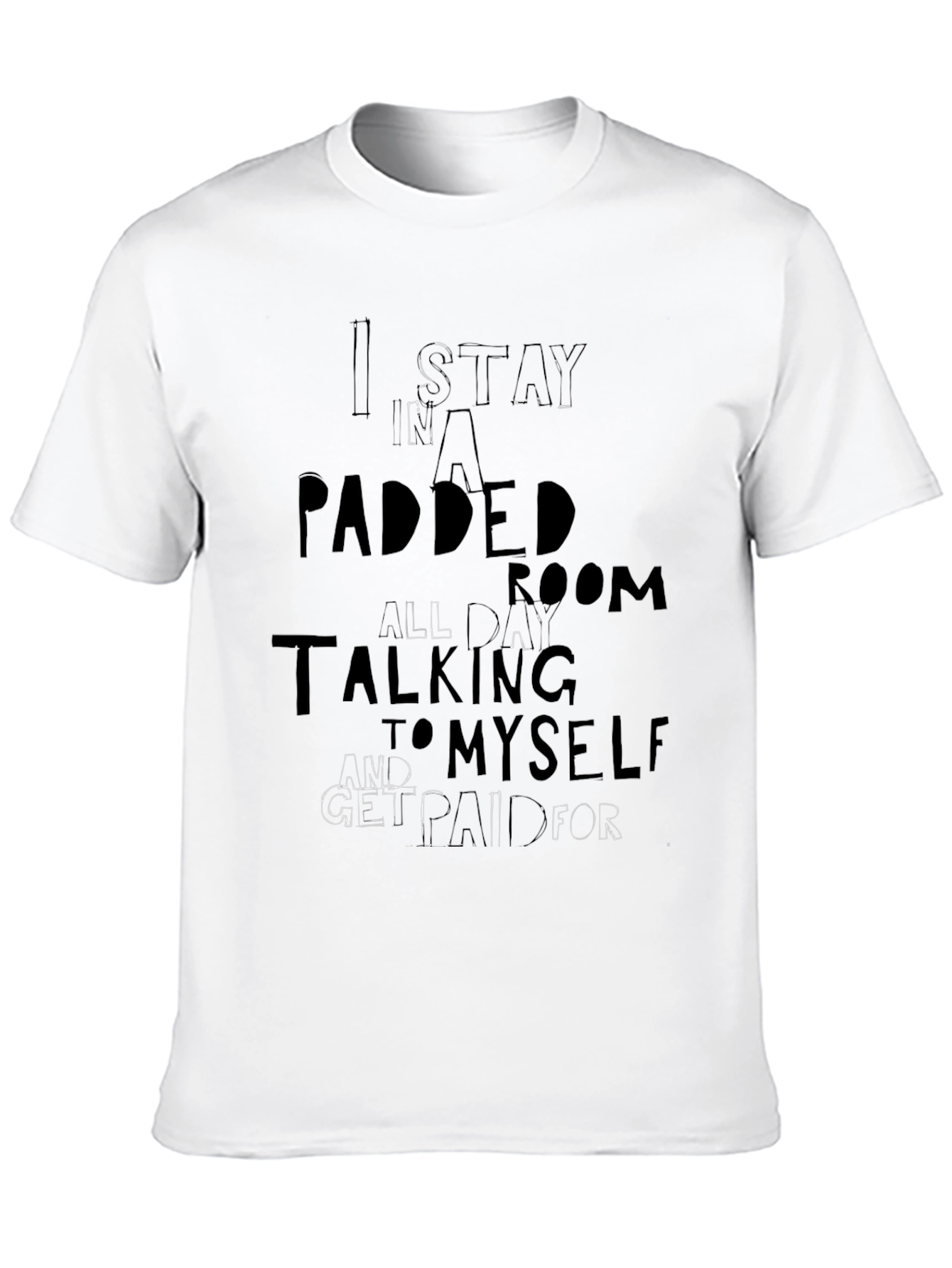 Camiseta Negra Hombre Padded Room