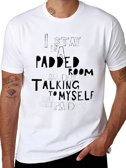 Camiseta Negra Hombre Padded Room