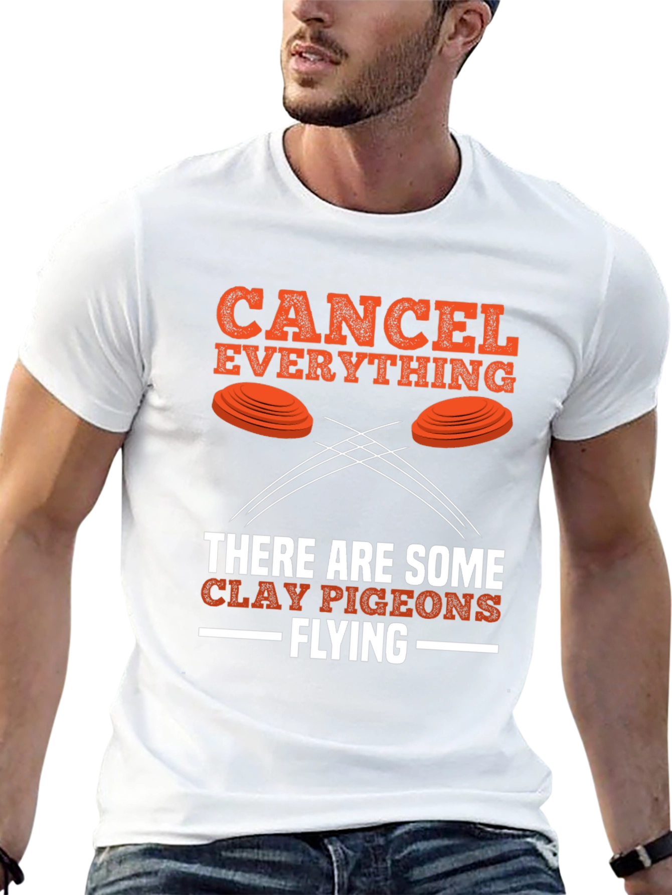 Camiseta Negra Cancel Everything Clay Pigeons