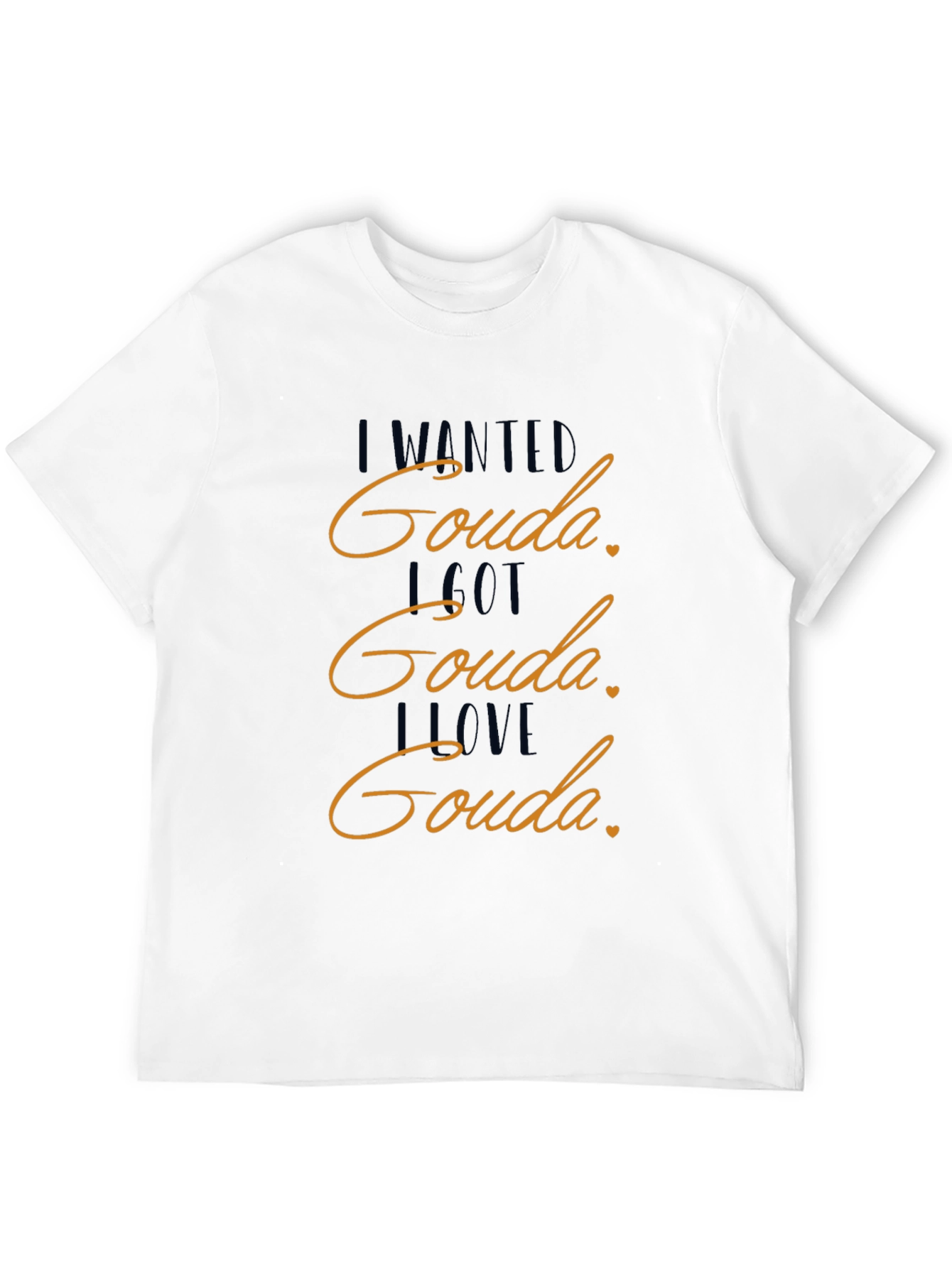 Camiseta Negra Amo el Gouda