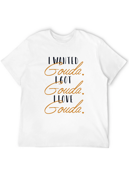 Camiseta Negra Amo el Gouda