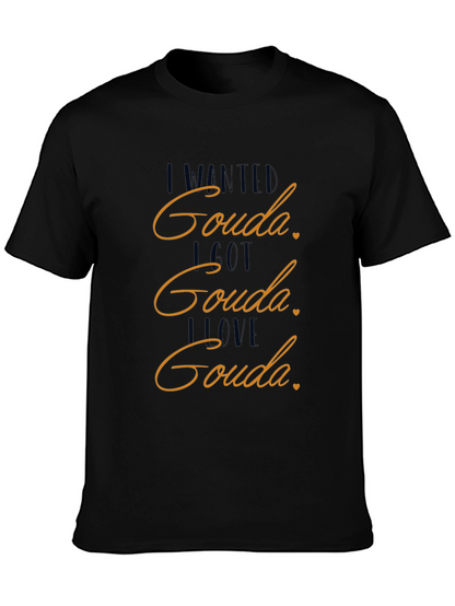 Camiseta Negra Amo el Gouda