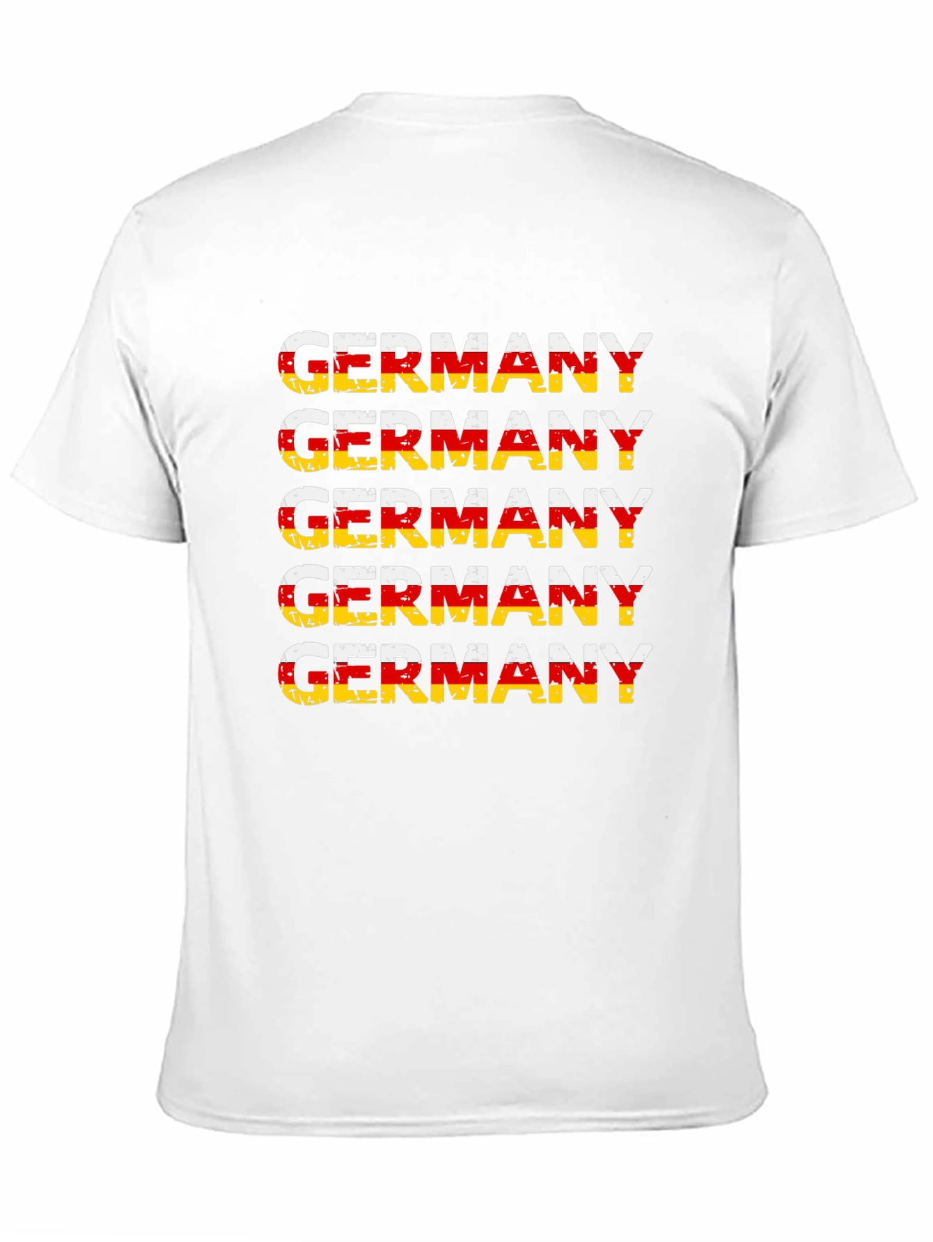 Camiseta Alemania Diseño Bandera Retro Hombre