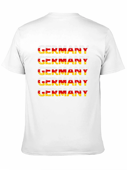 Camiseta Alemania Diseño Bandera Retro Hombre