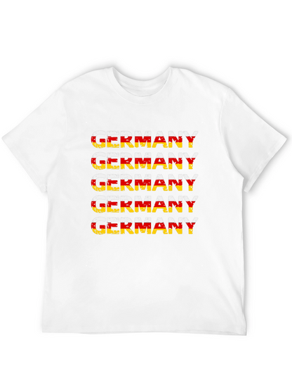 Camiseta Alemania Diseño Bandera Retro Hombre