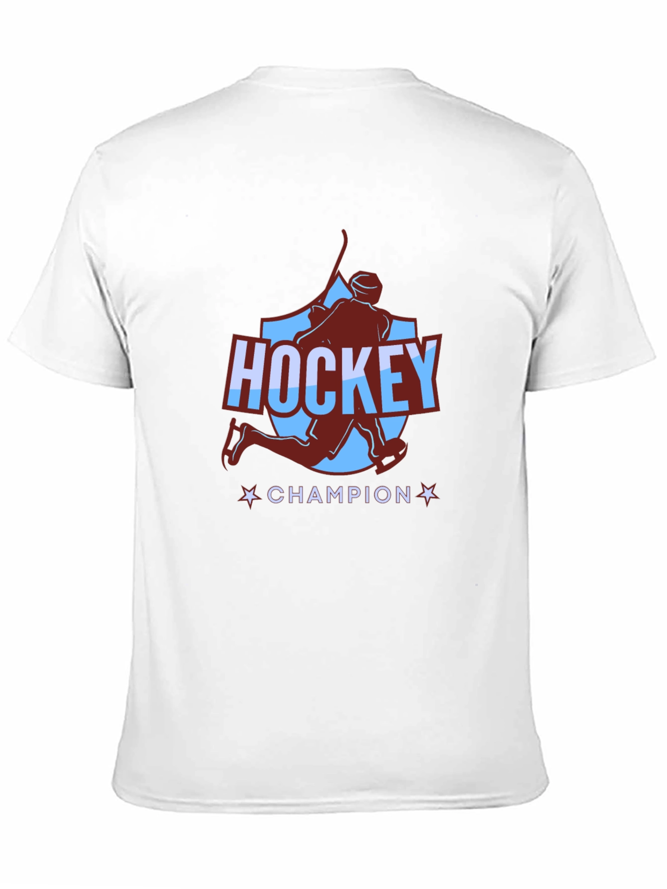 Camiseta Negra Hockey Champion para Hombre