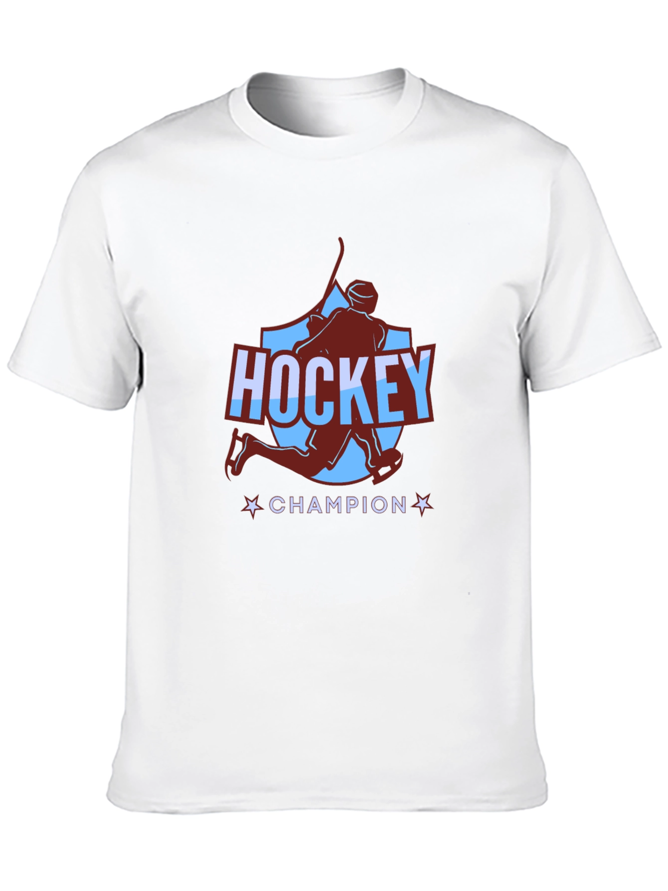 Camiseta Negra Hockey Champion para Hombre