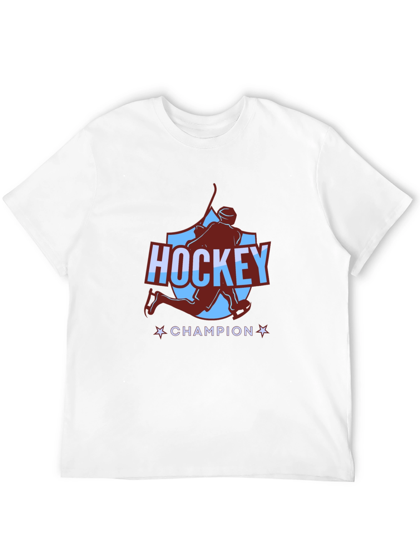 Camiseta Negra Hockey Champion para Hombre