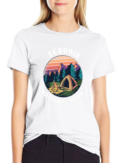Camiseta Sequoia National Park para Aventura al Aire Libre