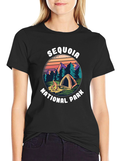 Camiseta Sequoia National Park para Aventura al Aire Libre