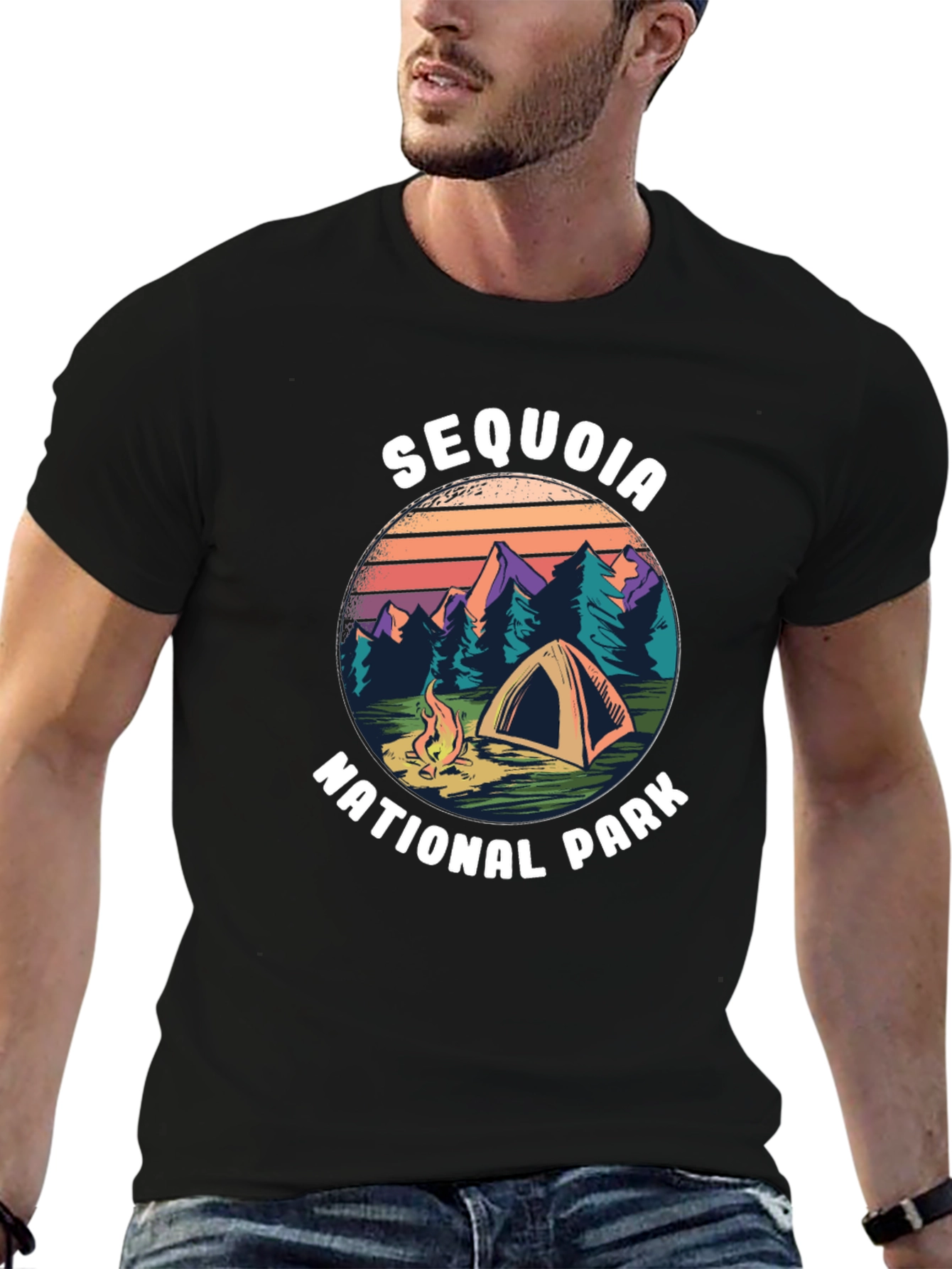 Camiseta Sequoia National Park para Aventura al Aire Libre
