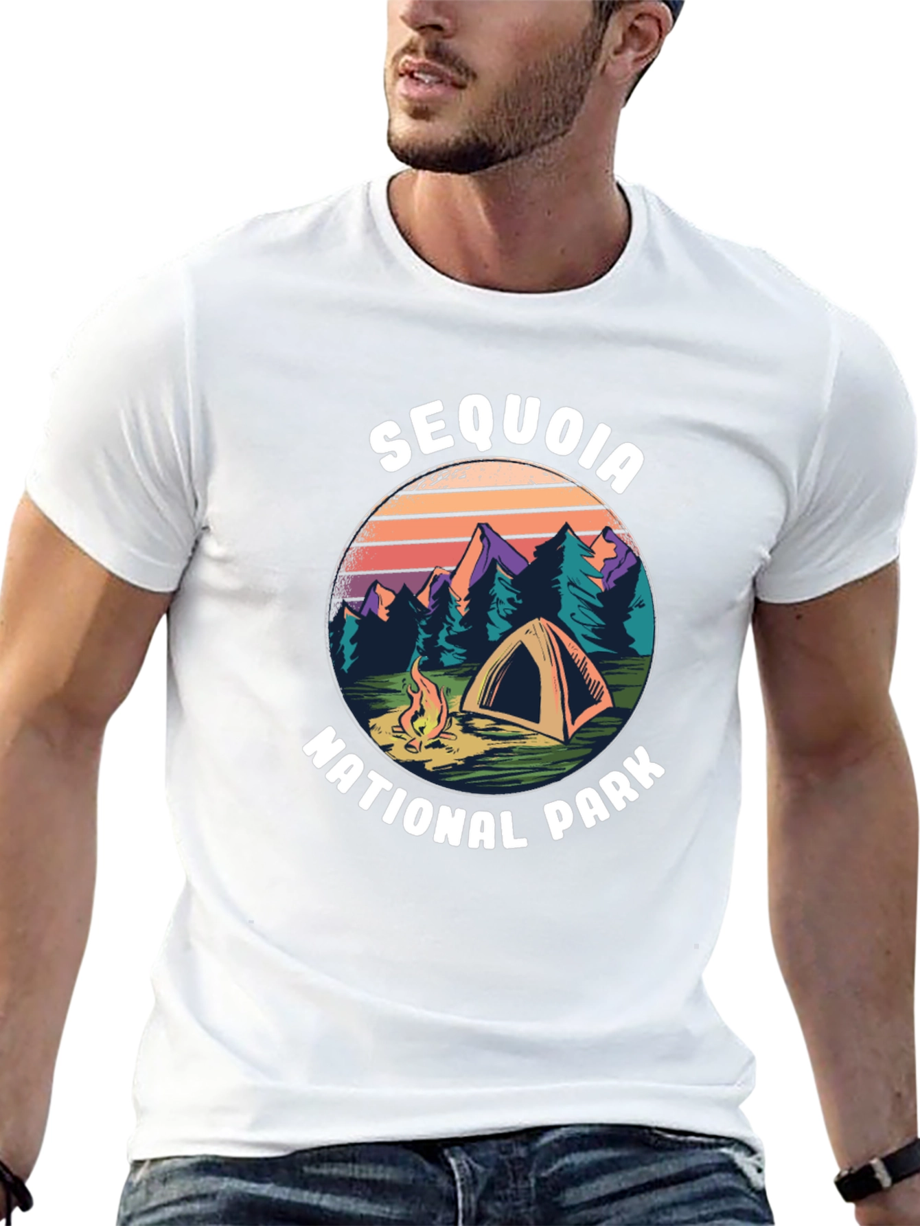 Camiseta Sequoia National Park para Aventura al Aire Libre