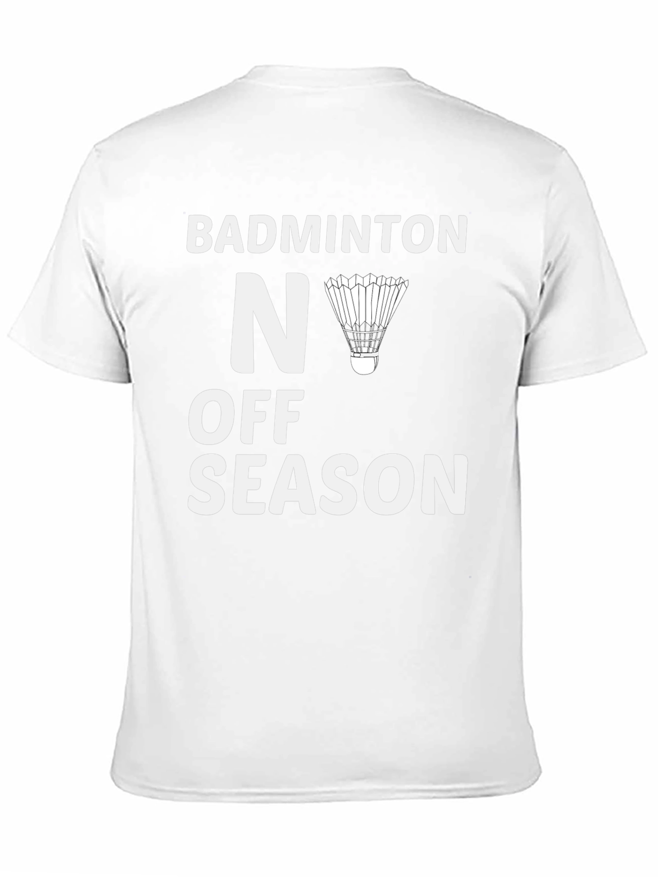 Camiseta Negra Badminton - Nunca Fuera de Temporada