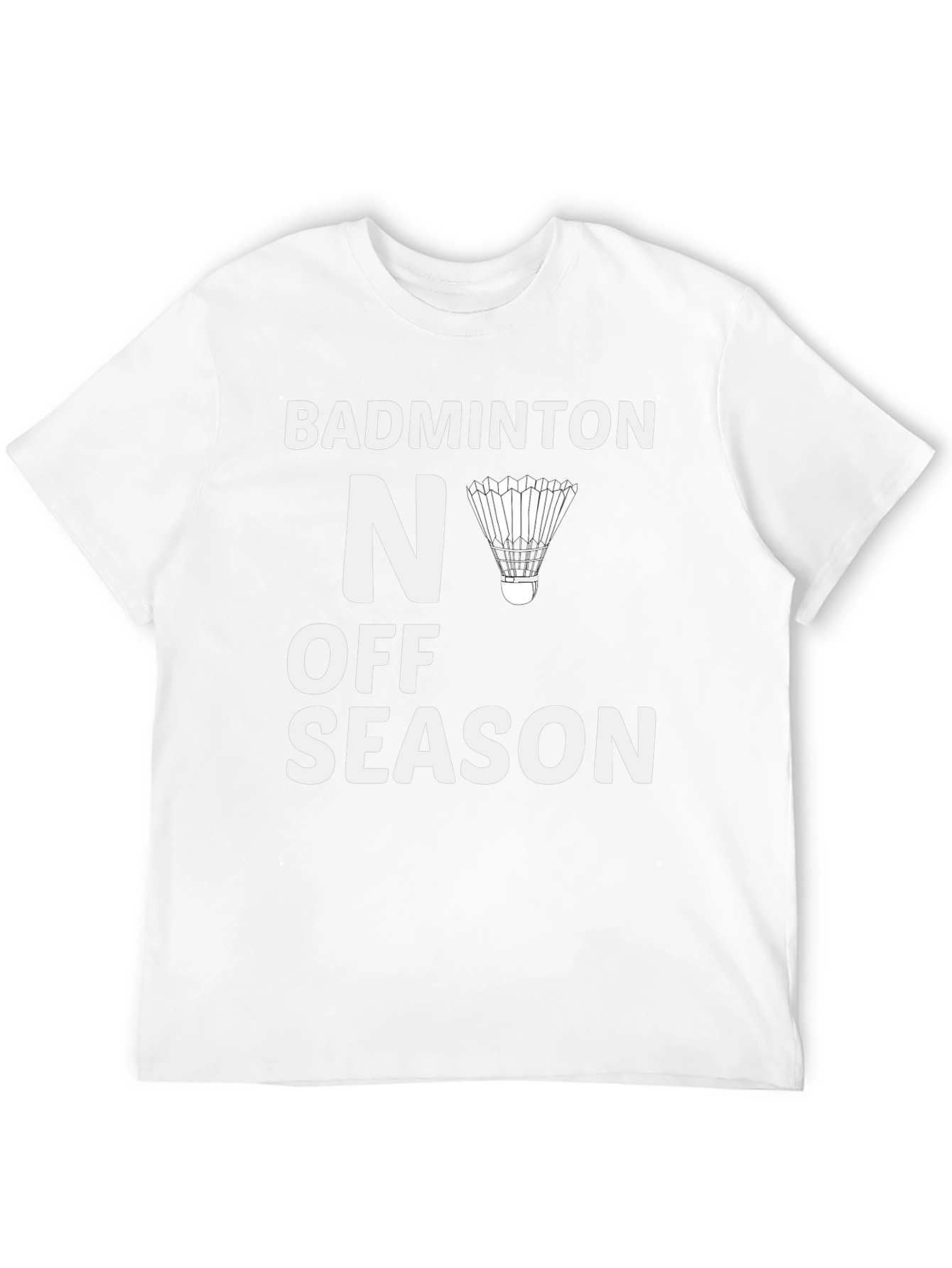 Camiseta Negra Badminton - Nunca Fuera de Temporada