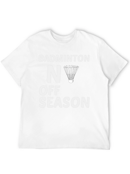 Camiseta Negra Badminton - Nunca Fuera de Temporada