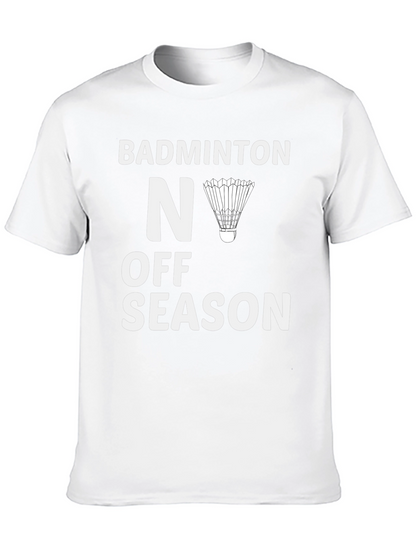 Camiseta Negra Badminton - Nunca Fuera de Temporada