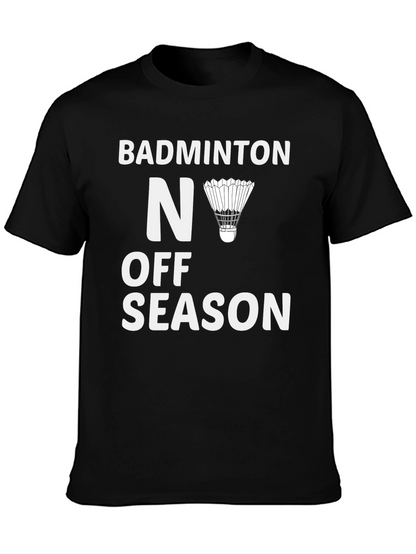 Camiseta Negra Badminton - Nunca Fuera de Temporada