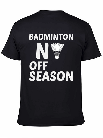 Camiseta Negra Badminton - Nunca Fuera de Temporada
