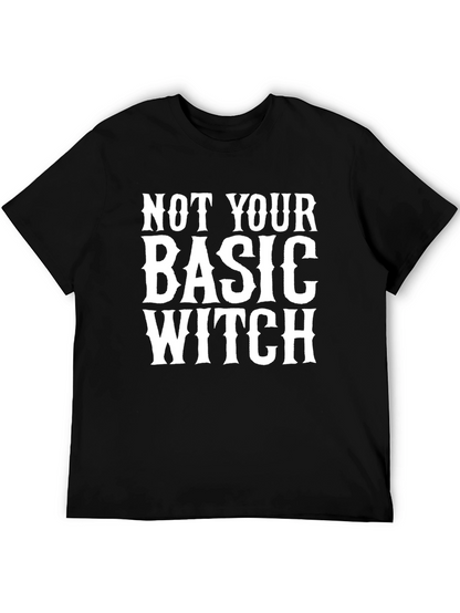 Camiseta Negra: No Soy Tu Bruja Básica