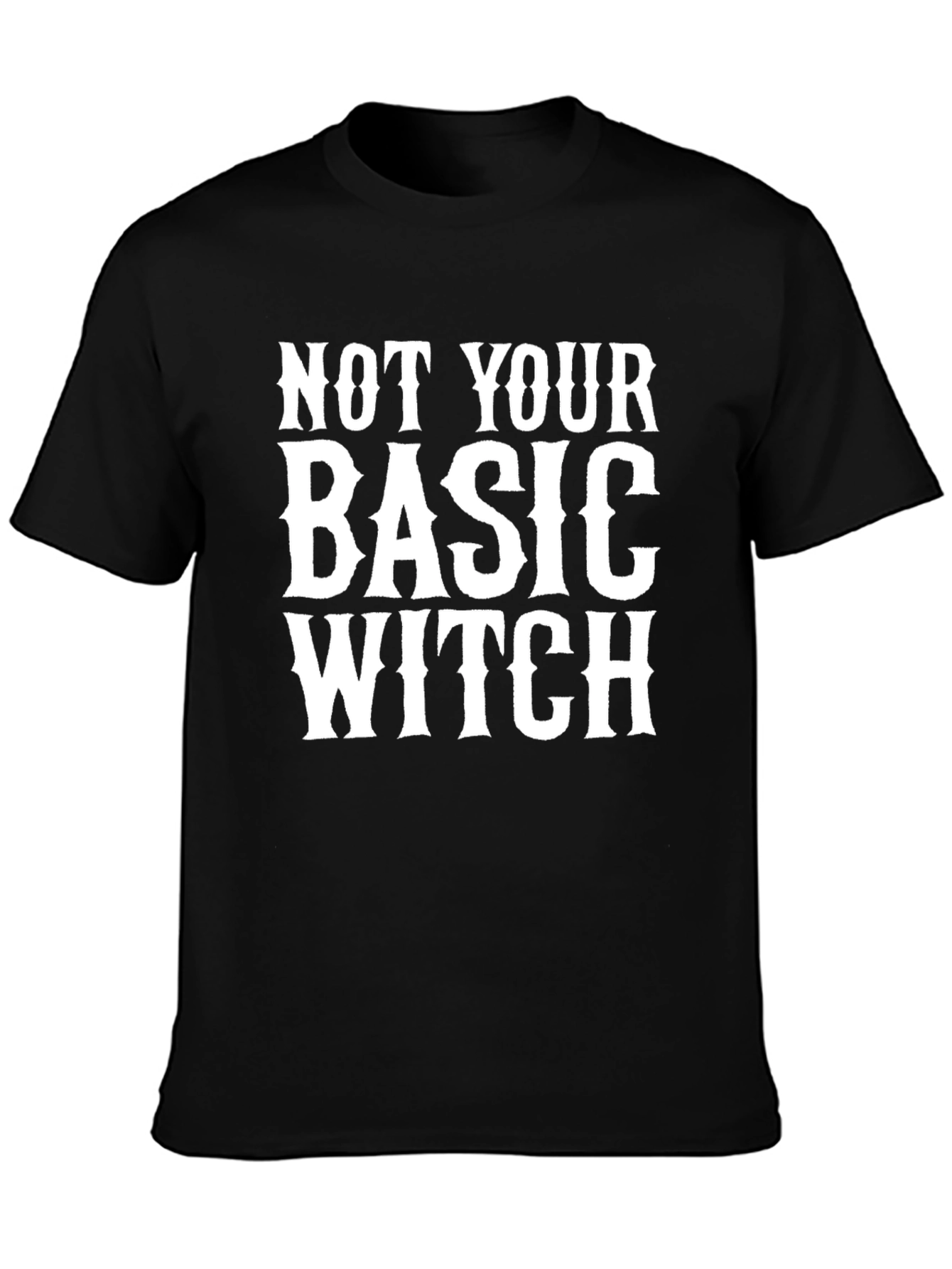 Camiseta Negra: No Soy Tu Bruja Básica