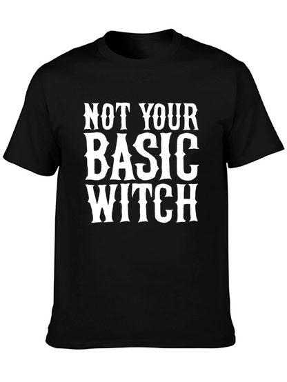 Camiseta Negra: No Soy Tu Bruja Básica