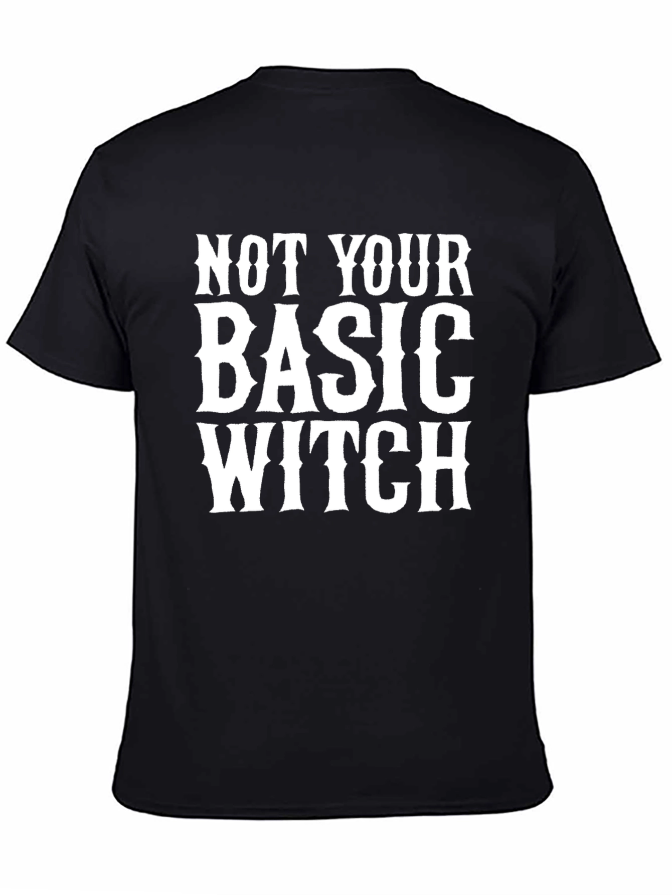 Camiseta Negra: No Soy Tu Bruja Básica