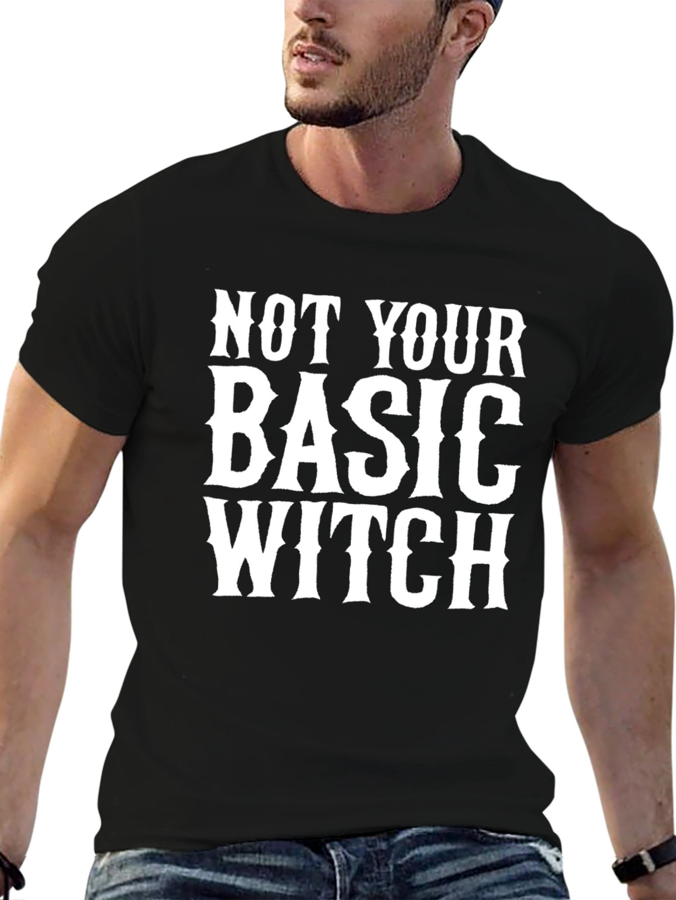 Camiseta Negra: No Soy Tu Bruja Básica