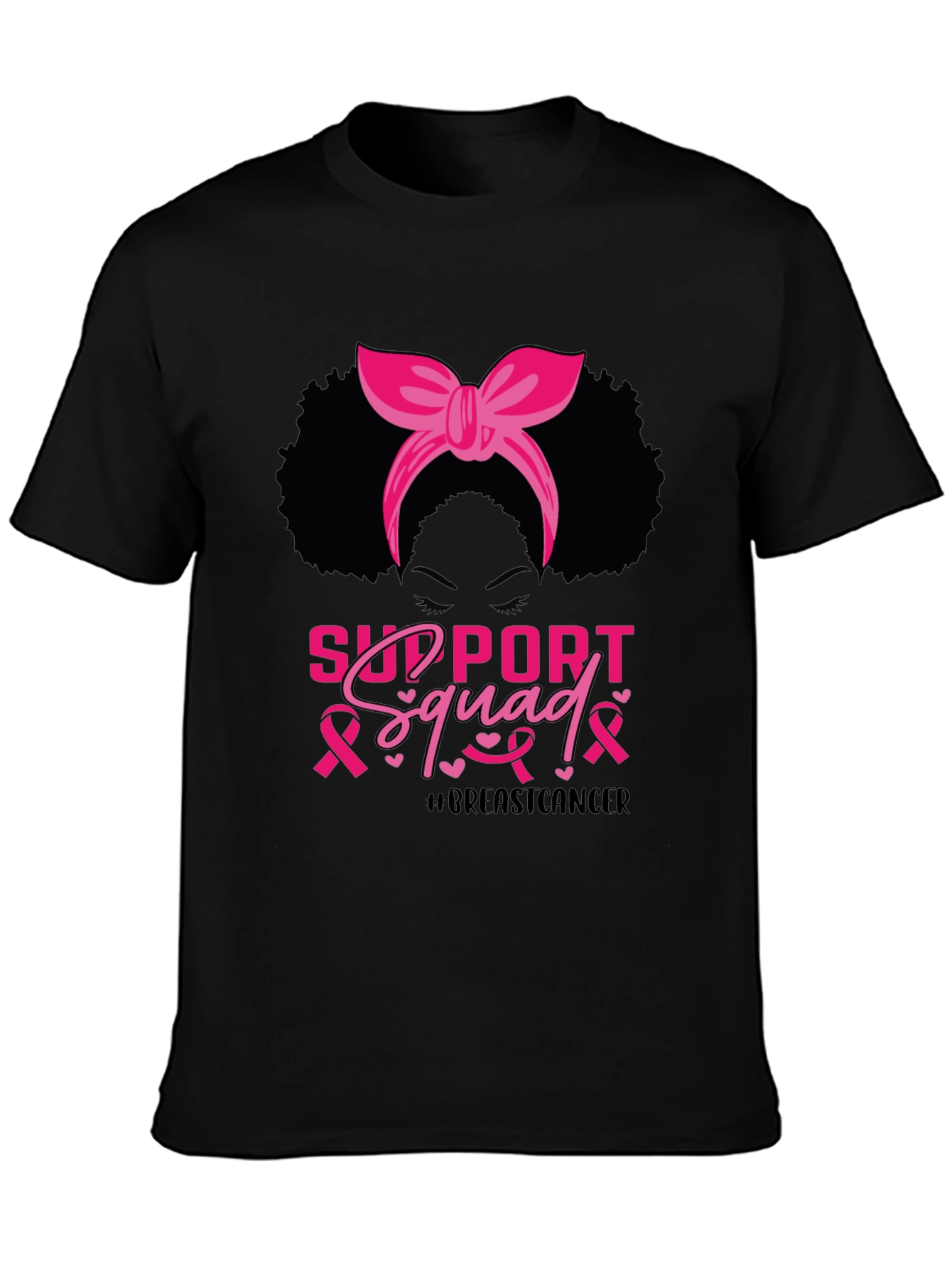 Camiseta Apoyo Cáncer de Mama - Support Squad