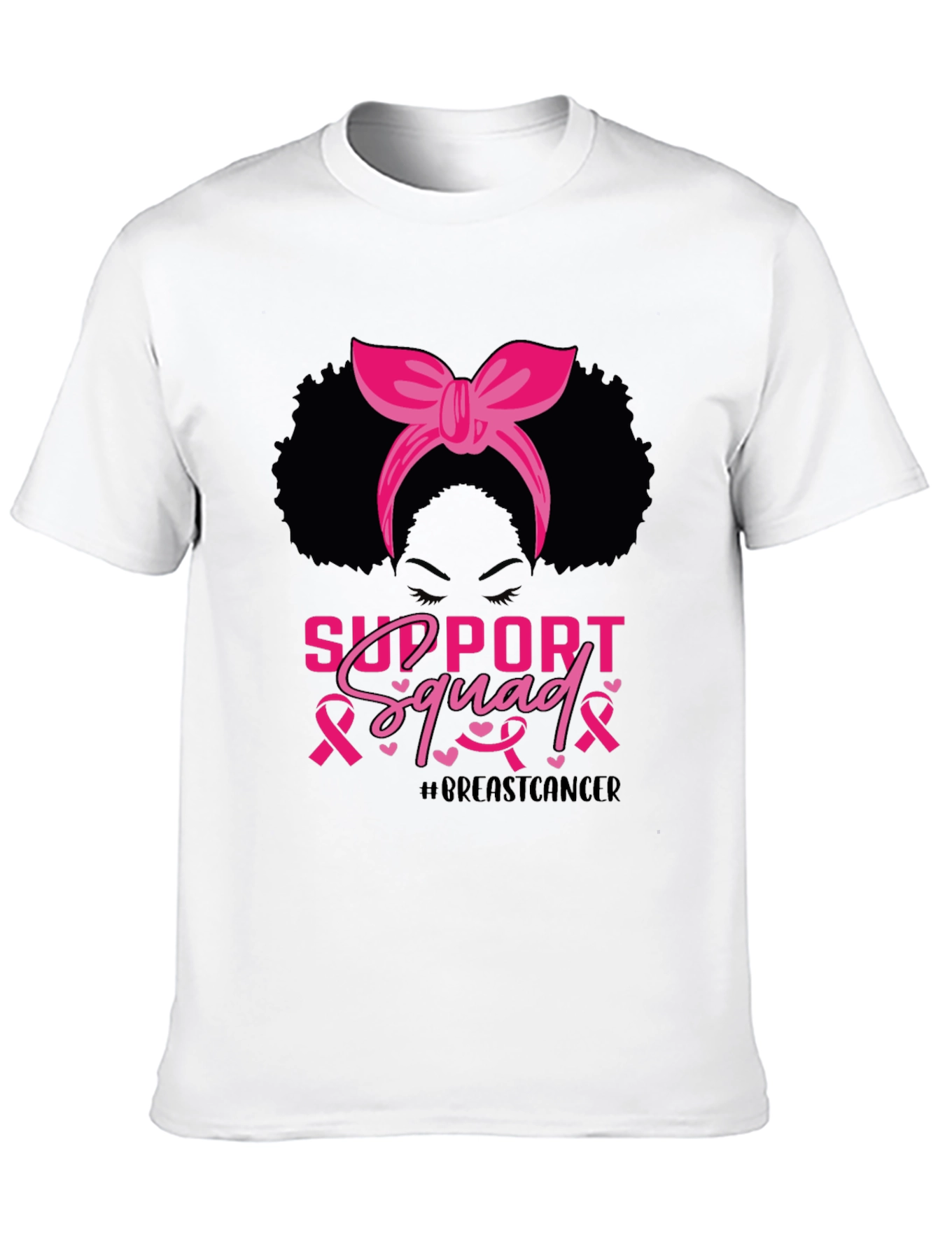 Camiseta Apoyo Cáncer de Mama - Support Squad