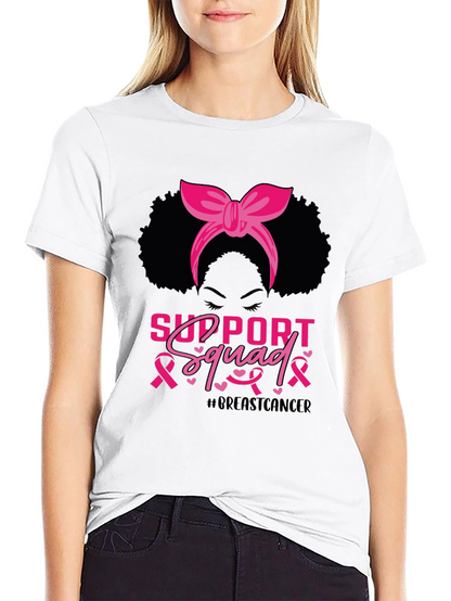Camiseta Apoyo Cáncer de Mama - Support Squad