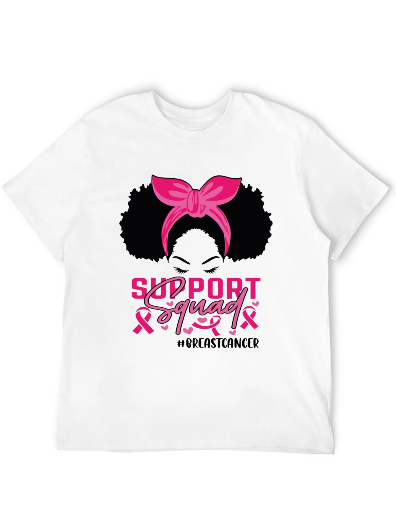 Camiseta Apoyo Cáncer de Mama - Support Squad